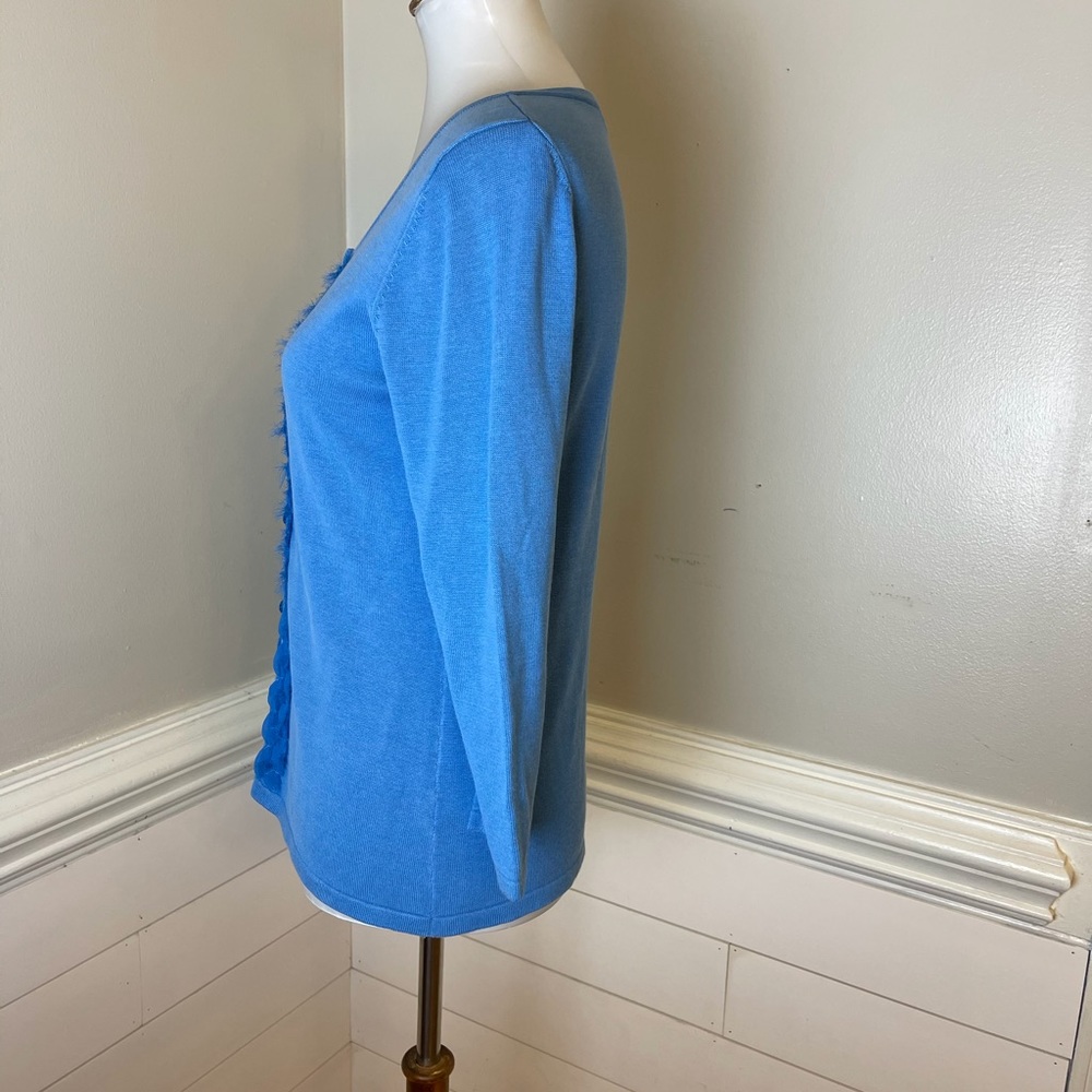 Coldwater Creek Periwinkle Cardigan XS FREE SHIP - Picture 4 of 4